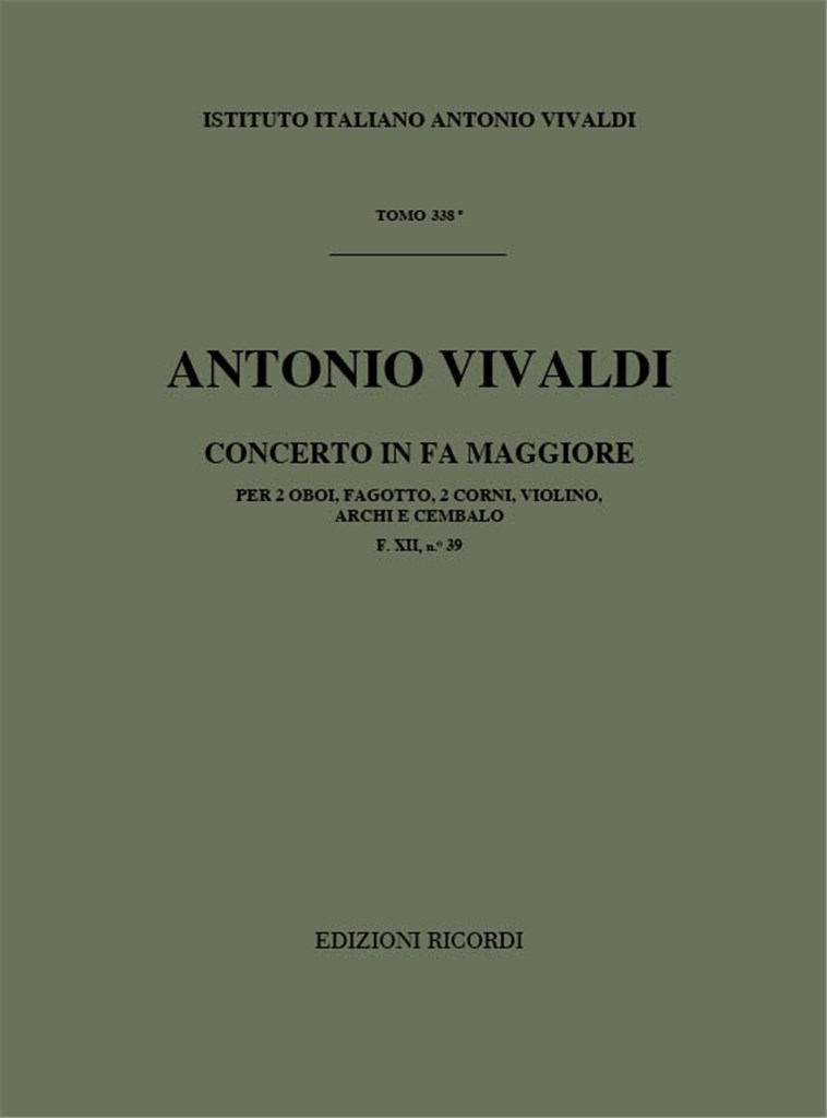 Concerti Per Strumenti Diversi, Archi E B.C.: